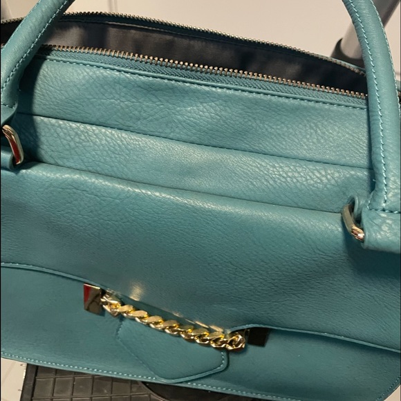 Gently used green teal bag - Picture 2 of 6